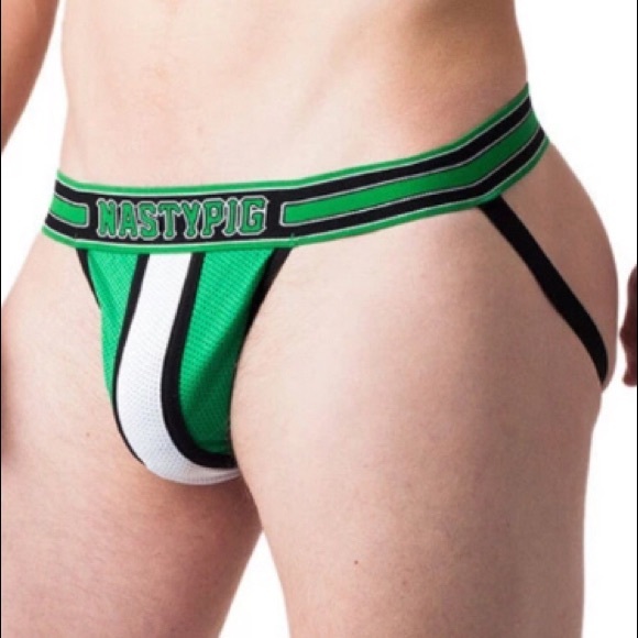 LAST PAIR! NASTY PIG Jock Strap THIRD BASE Green - Picture 2 of 6